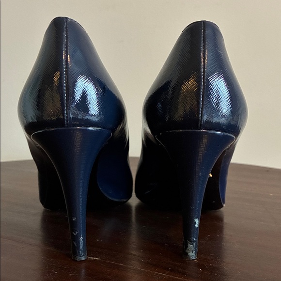 Prada Navy Blue Women's Heels Size 41 - Picture 4 of 8